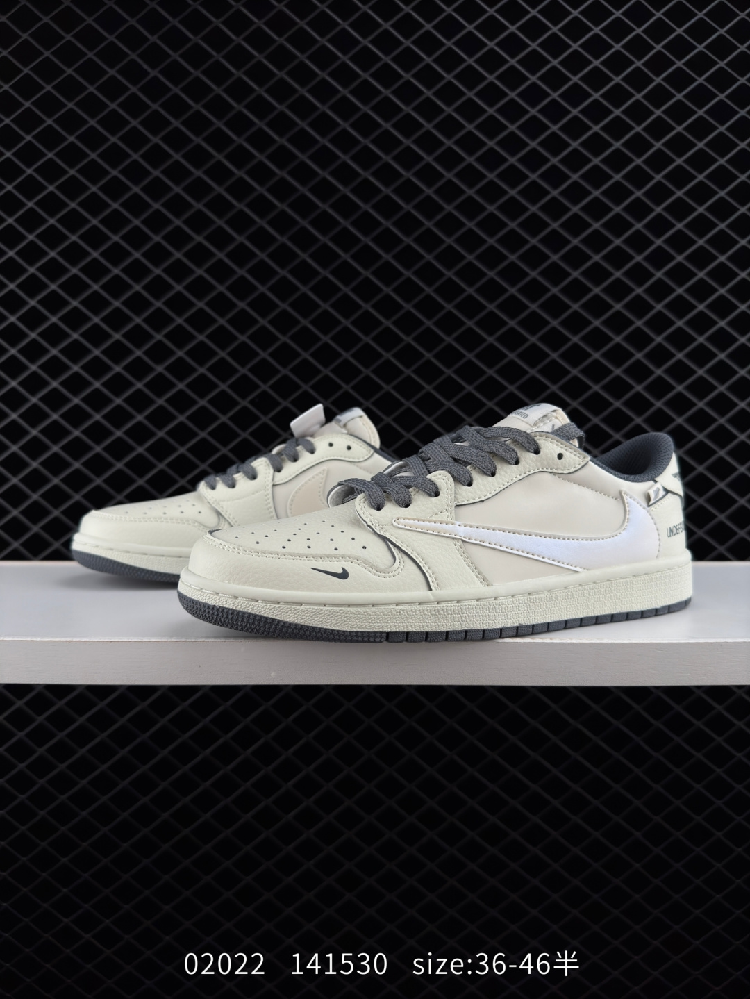 fragment design x Travis Scott x Nike Air Jordan 1 Low OG SP”Black/Green Toe“